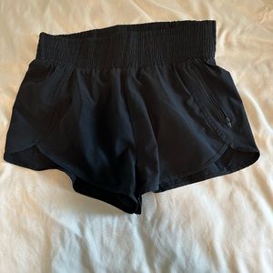 High waisted running shorts